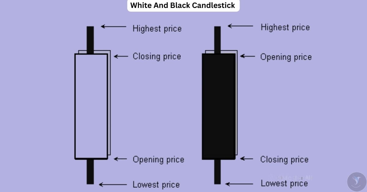 What are  white and black Candlestick ? Definition 