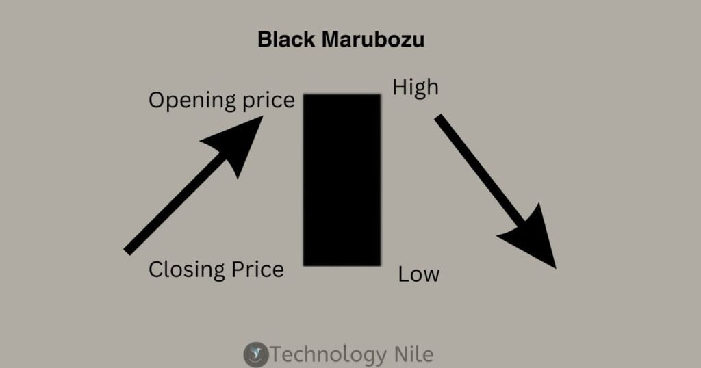 Black Marubozu Candlestick Pattern 