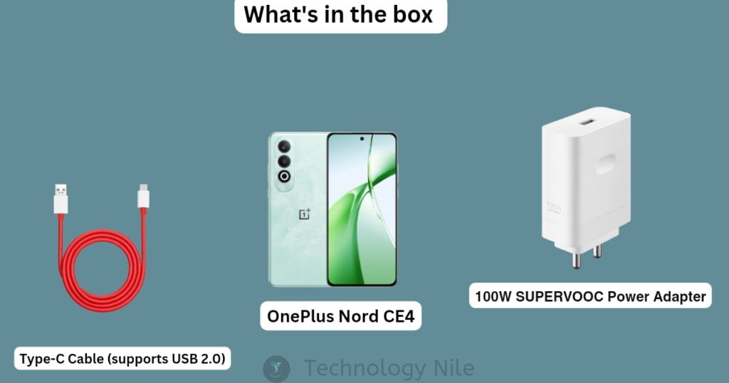 One plus nord ce 4 What's in the box?