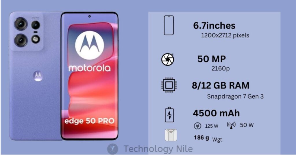 Moto Edge 50 Pro - Full specifications