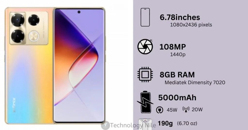 Infinix Note 40 Pro - Full specifications