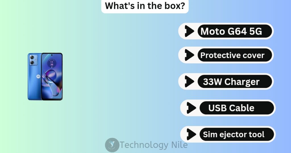 Moto G64 5G What's in the box?