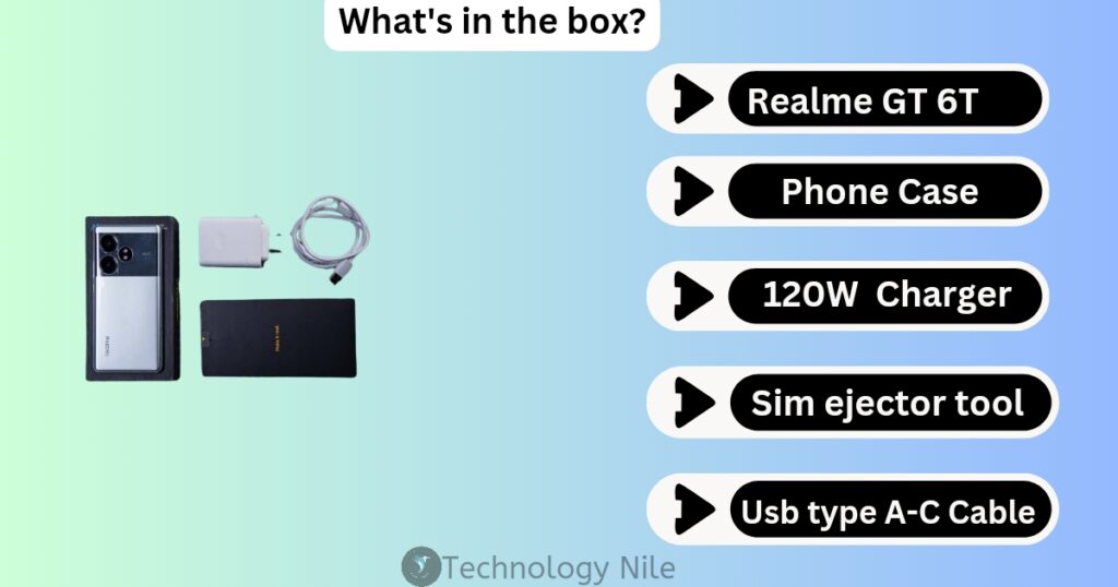 Realme GT 6T What's in the box?