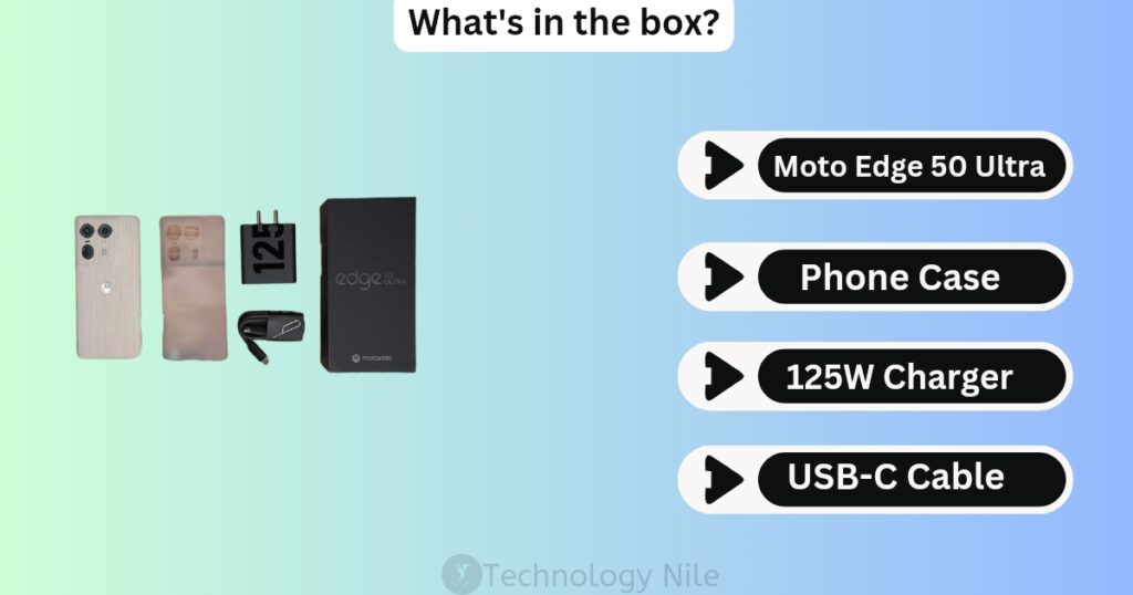 Motorola edge 50 Ultra what's in the box?