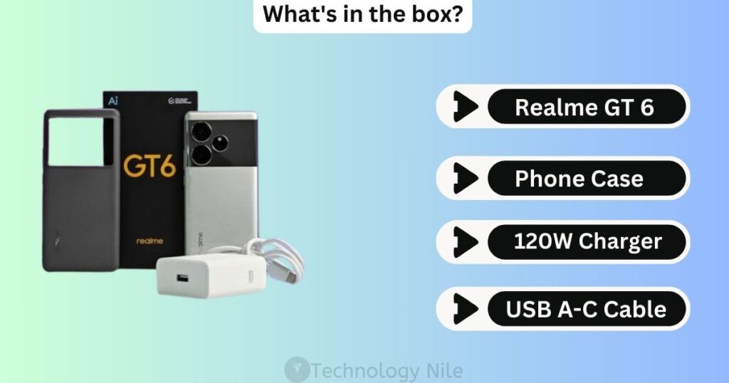 Realme GT 6 What's in the box?