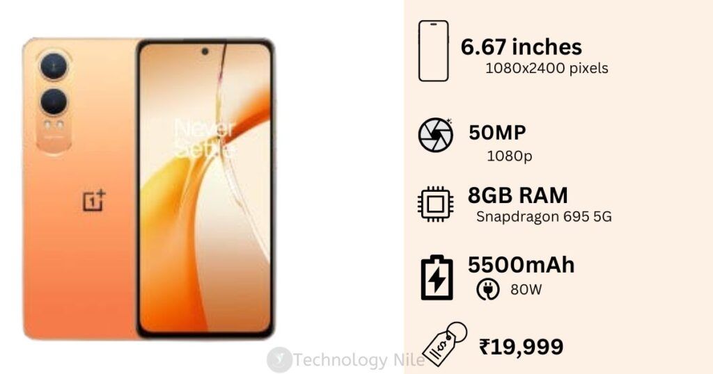 One Plus Nord CE 4 lite (India) Specifications 