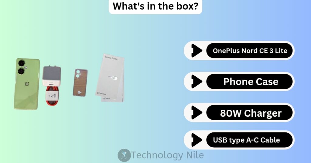 OnePlus Nord CE 3 Lite What's in the box?