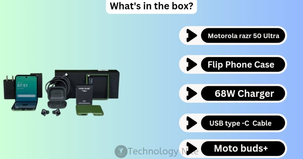 Motorola razr 50 Ultra What's in the box?