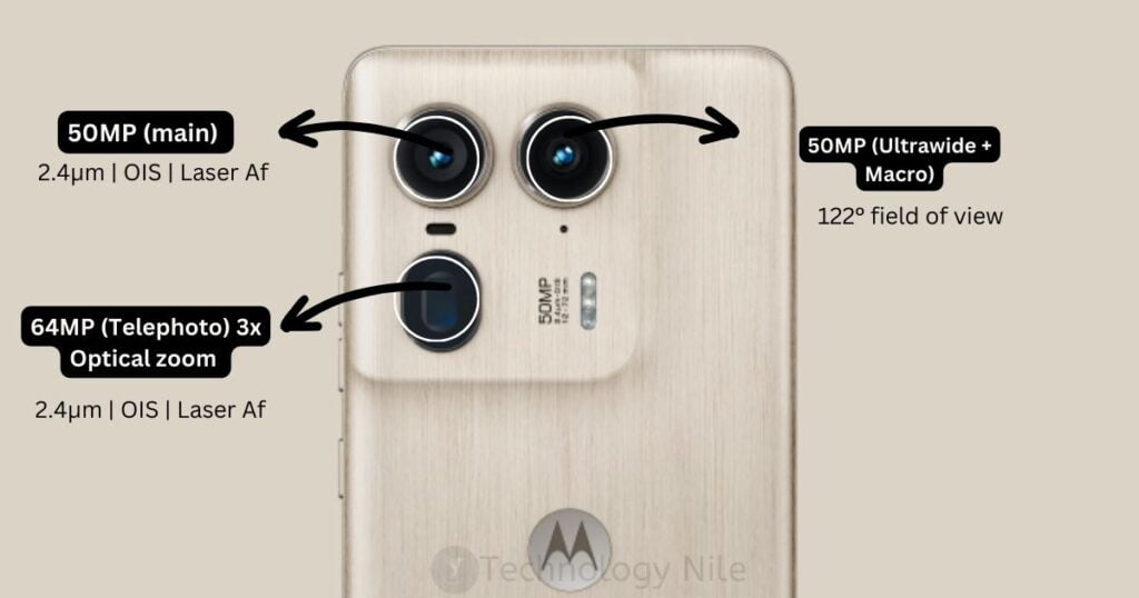 Motorola edge 50 Ultra Cameras