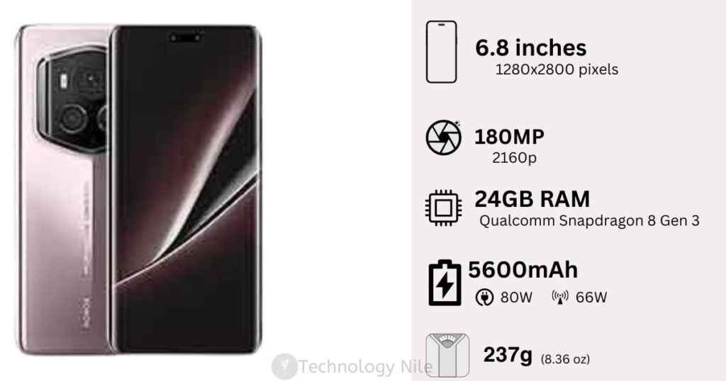 Honor Magic 6 RSR Specifications