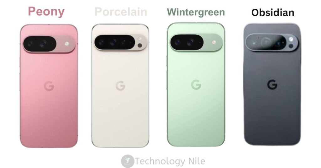 Google Pixel 9 Color Options 