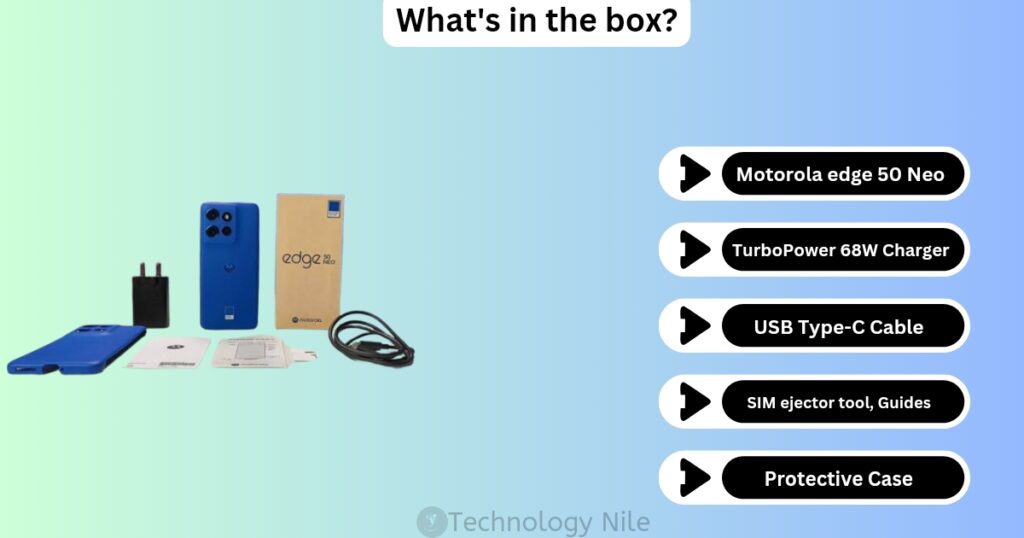 Motorola Edge 50 Neo What's in the box?